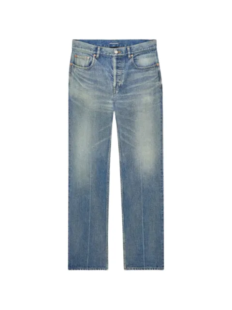 Saint Laurent tapered mid-rise jeans Blue A001N2Y863G