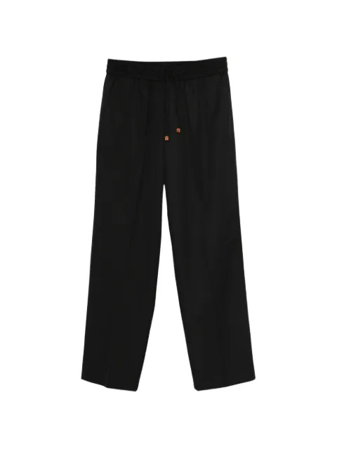Drôle De Monsieur Droit Lane drawstring trousers Black BP191PL127BL