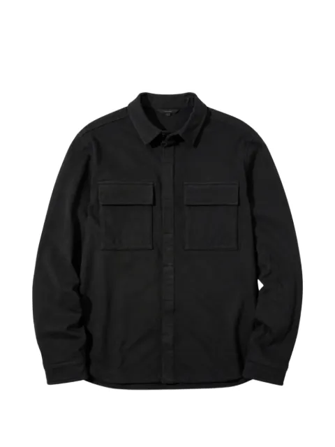 Thom Krom flap-pocket shirt Black MH183