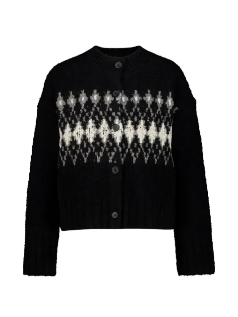 Altuzarra Haven Fair Isle cardigan Black F2268826KWS100