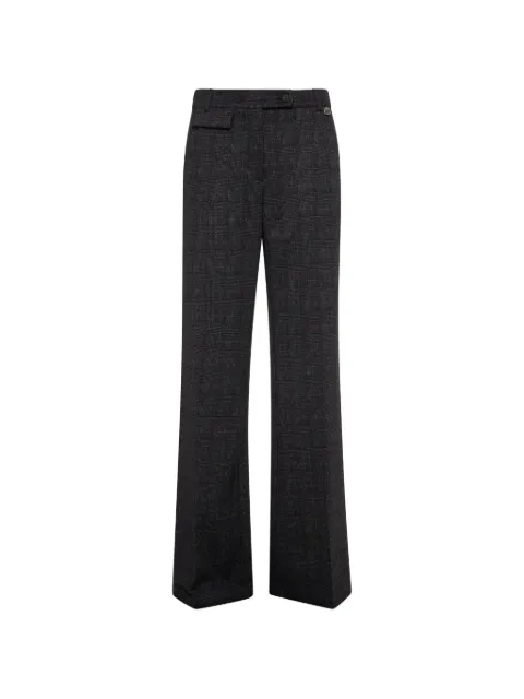 FRACOMINA Price Of Wales wide-leg tailored trousers Grey FR26WV2004W575O2