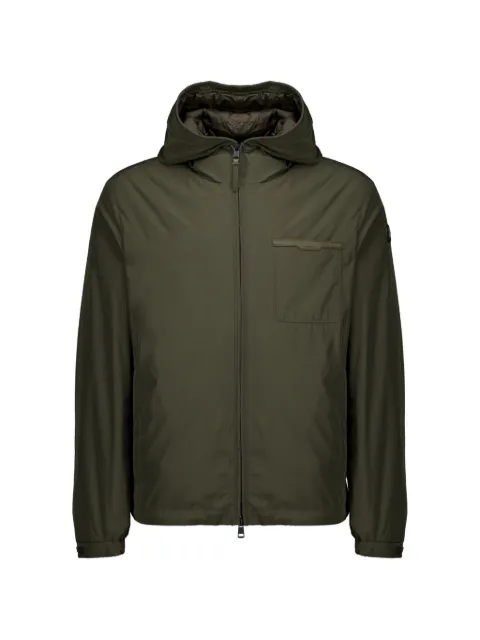 Moncler Austerin hooded short down jacket Green L20911A00097597Y3
