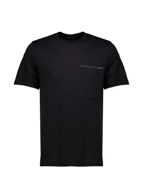 Moncler cotton-jersey T-shirt with chest pocket Black L20918C0000589B8Q