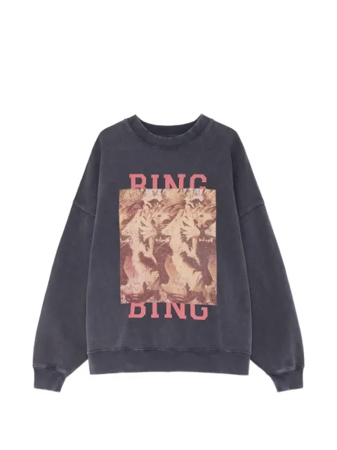 ANINE BING Miles sweatshirt tiger Bing Grey A0812905