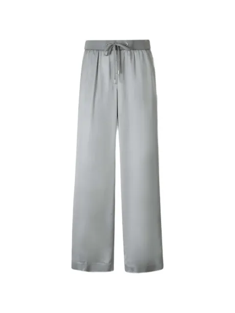 Peserico drawstring-waist wide-leg trousers Grey A04127C6638