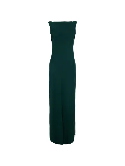 Antonelli cowl-back sleeveless maxi dress Green N6897R355C371
