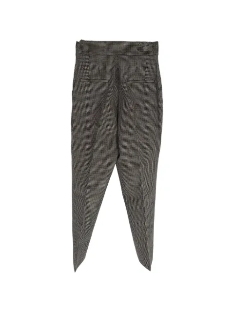 Philosophy Di Lorenzo Serafini houndstooth pleated trousers Black RFCPUGBCL780978W