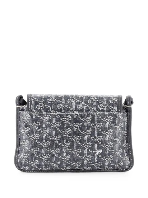 Goyard Pre-Owned Plumet Clutch Wallet Coated Canvas crossbody bag Grey MGP2HSWWVGDW3PT8