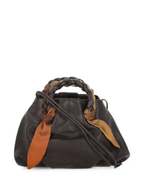 Hereu braided-handle leather tote bag Brown BOMFOWBA26