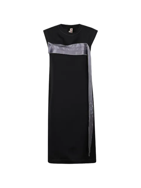 Marni contrast-trim sleeveless midi dress Black ABMA1599Q0UTVA07