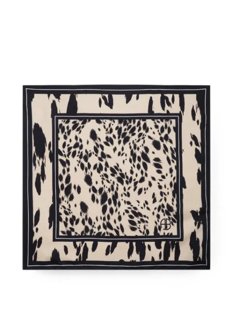 ANINE BING York scarf leopard - pearl white Neutrals A1212732