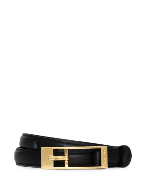 ANINE BING Elly belt smooth leather Black A1212729