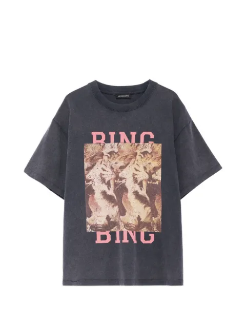 ANINE BING Cade T-shirt Tiger Bing Grey A0812648