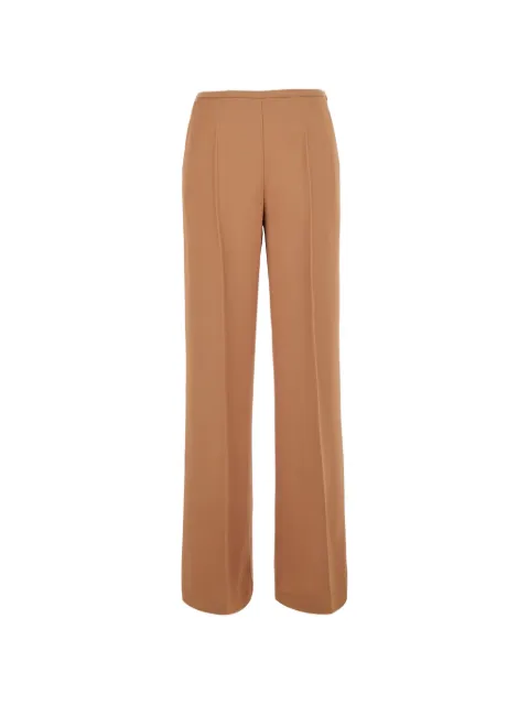 Forte Forte pressed-crease straight-leg trousers Pink 15062BIS20