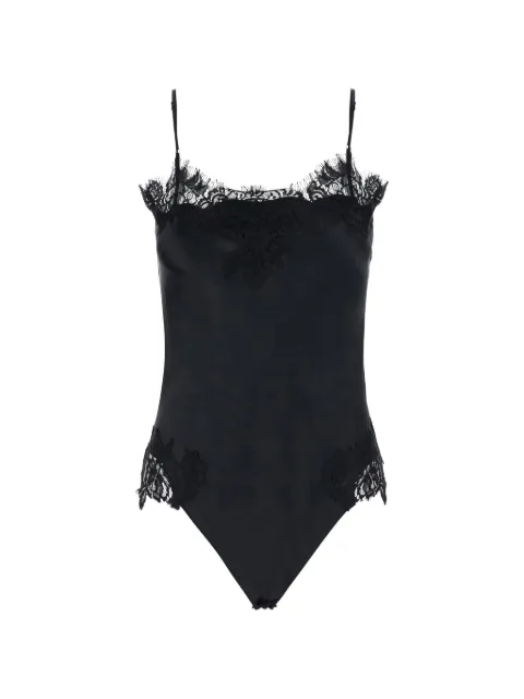Gold Hawk Coco lace-trim bodysuit Black GH999