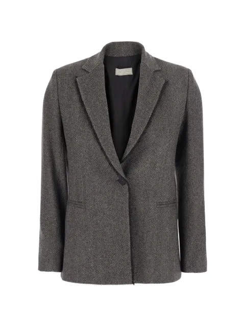 Antonelli herringbone-pattern single-breasted blazer Brown R3261836D241