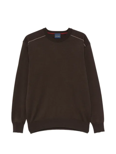 Paul & Shark contrast-panel sweater Brown 16311053