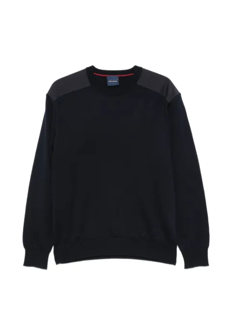 Paul & Shark panelled wool sweater Blue 16311053