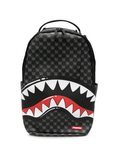 Sprayground Shark Mouth checkered backpack Black 910B8633NSZ