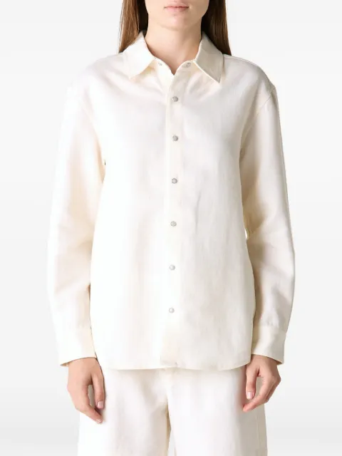 GOD'S TRUE CASHMERE linen shirt Neutrals SP26U1208HWLIVRW