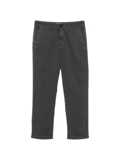 Stone Island logo-patch straight-leg trousers Grey L2S153100030S00L1