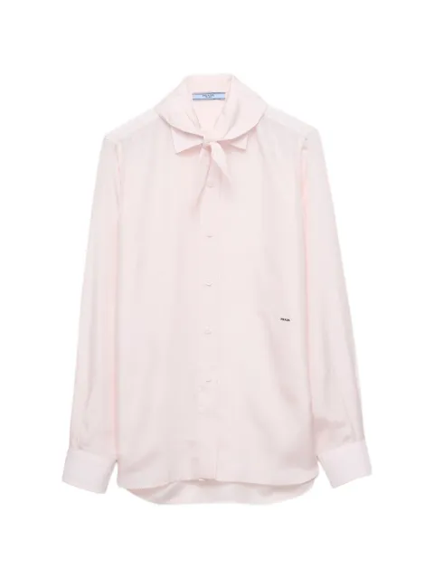 Prada silk poplin shirt Pink P471JRSOOO190J