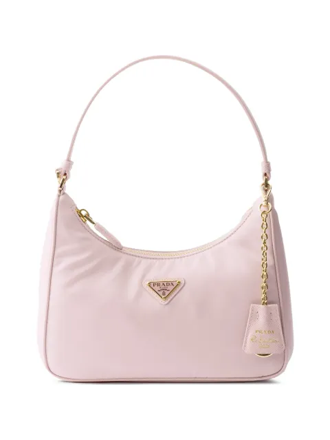Prada Re-Edition 2005 Re-Nylon and Saffiano mini bag Pink 1N204PR064