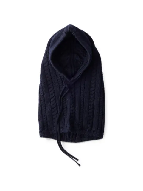 Prada wool balaclava Blue 1HC6292ZPT