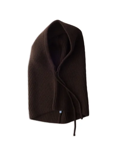 Prada wool and cashmere knit hood Brown 1HC4702DZL