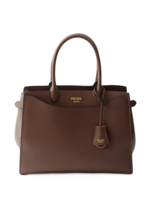 Prada Prelude large leather handbag Brown 1BA500VOOO2CYS