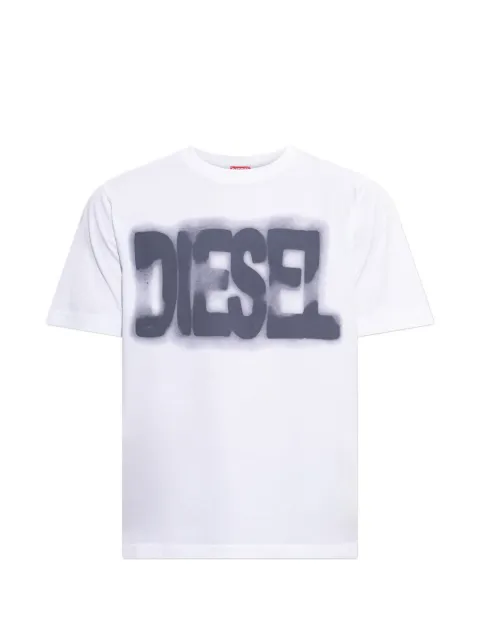 Diesel logo-print T-shirt White A251230QIAM