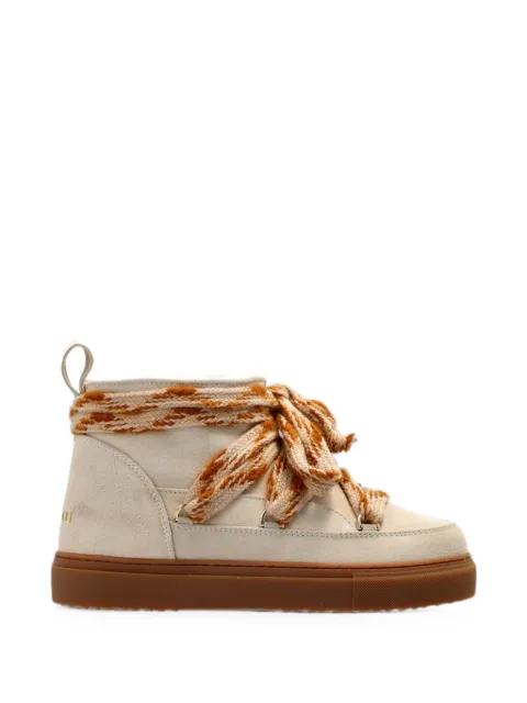 Inuikii suede-knot snow boots Neutrals 10010010531