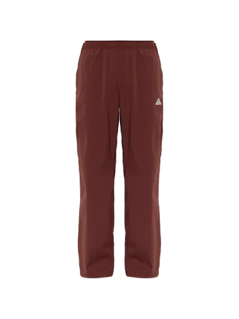 Nike logo-embroidered track pants Red IR2248