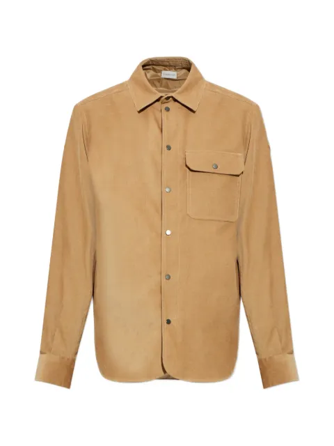 Moncler corduroy shirt Neutrals L20912F00019597HE