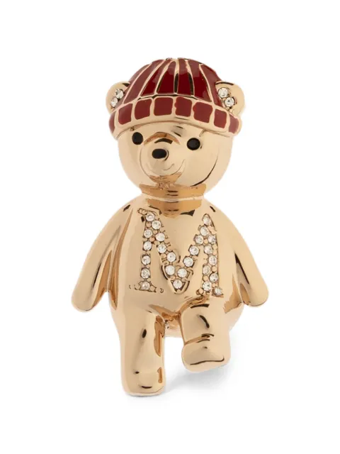 Max Mara metal Teddy Bear brooch - skin dore Gold SHINY2624756072