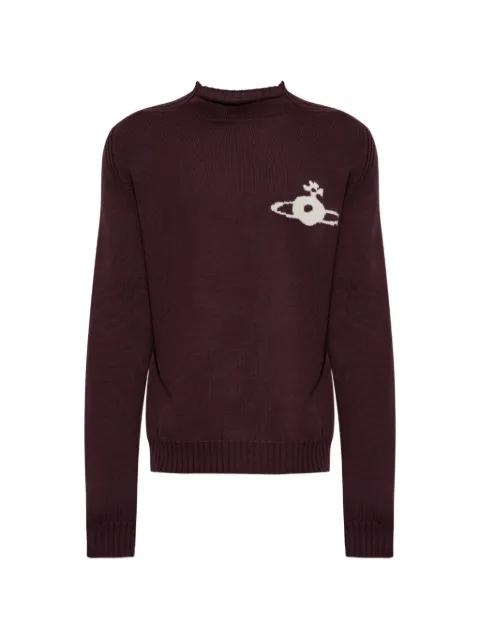 Vivienne Westwood wool sweater Fisherman Purple 2701003LY005E