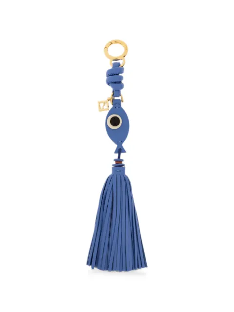 FENDI leather bag charm Blue 7AS526A5DY