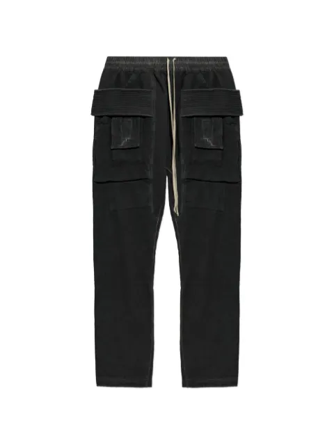 Rick Owens DRKSHDW creatch cargo drwastrings trousers Black DU02F6376FD