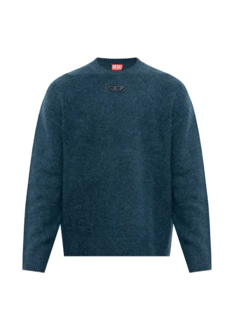Diesel jumper in wool and alpaca blend Blue A208210TKCZ