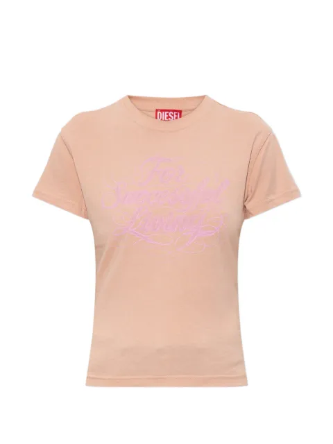 Diesel logo-print short-sleeve T-shirt Neutrals A236500JMBD