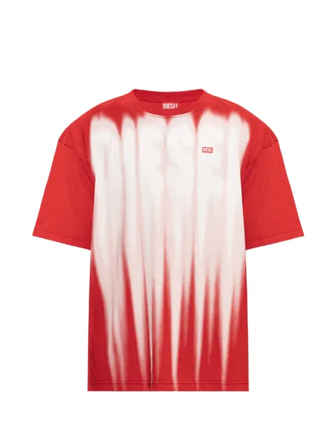 Diesel logo-print T-shirt Red A222240QIAM