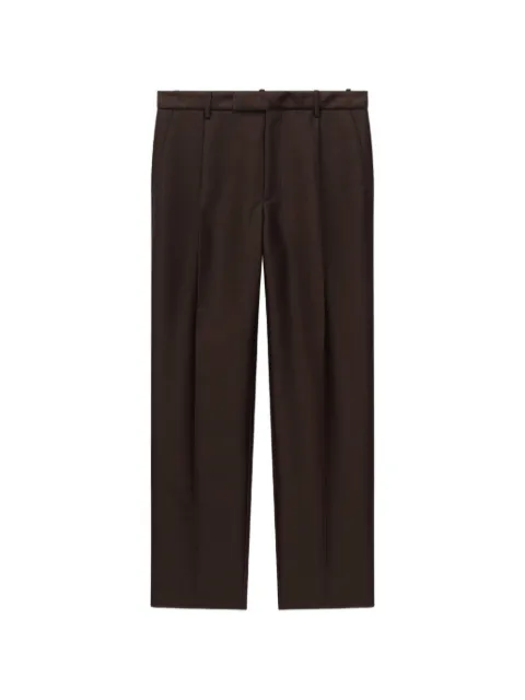 Kenzo tapered tailored trousers Brown FG65PA2219FA