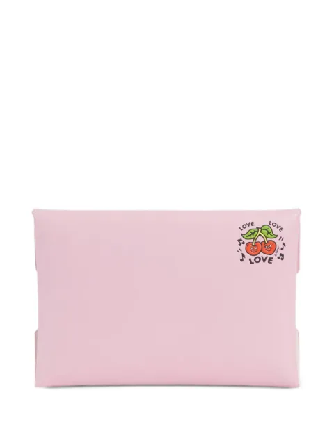 Kenzo Kenzo Loves leather pouch Pink FG68PM812L46