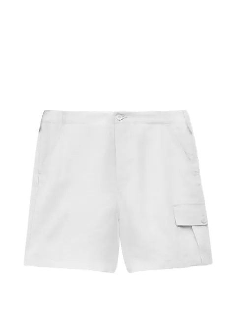 Kenzo logo-embroidered cargo shorts Grey FG65SH2399GT