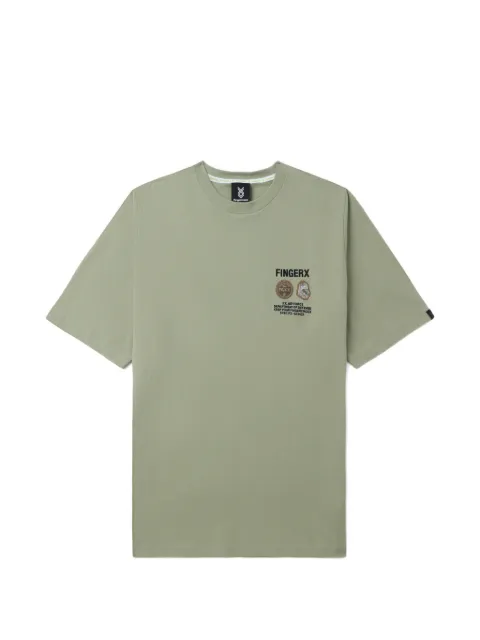 FINGERCROXX graphic-print T-shirt Green FFXTEM00140XK