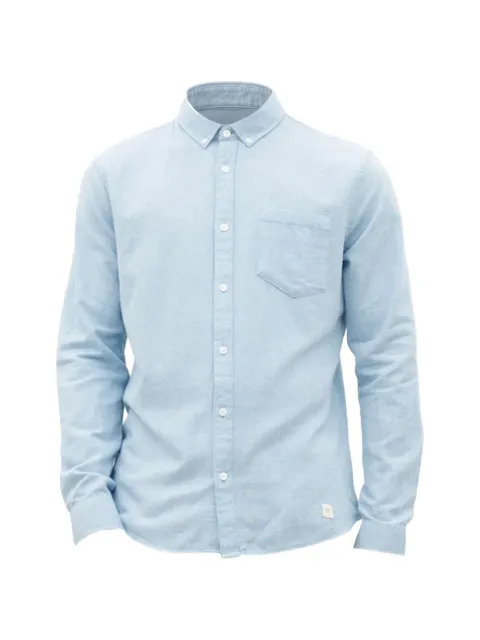 NOWADAYS button-down cotton shirt Blue NOS031