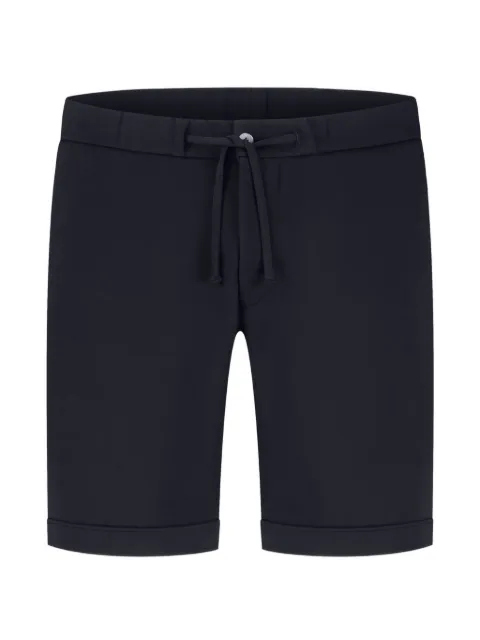 Stefan Brandt drawstring-waist button-fastening shorts Blue 033107950MARINO