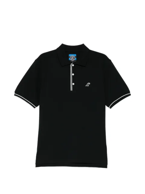 SPORT b. by agnès b. logo-embroidered polo shirt Black 1758QE5W