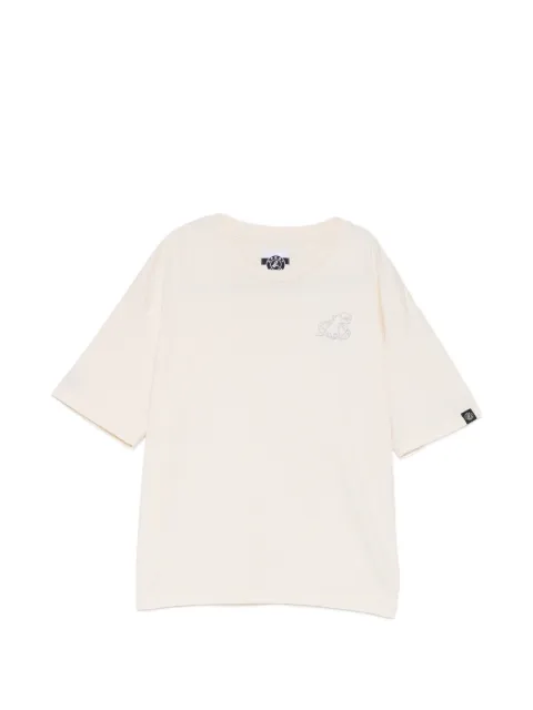 SPORT b. by agnès b. logo-embroidered T-shirt Neutrals 1450QG1F