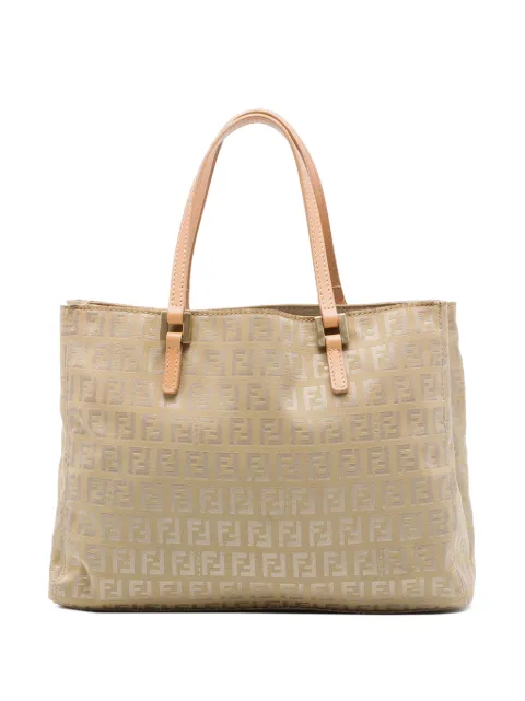 Fendi Pre-Owned 2000-2010 Zucchino Canvas Shopping tote bag Neutrals FR490LVQSVPVRPVZ